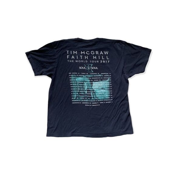 Soul 2 Soul Faith Hill and Tim McGraw tour t-shirt - Picture 2 of 3
